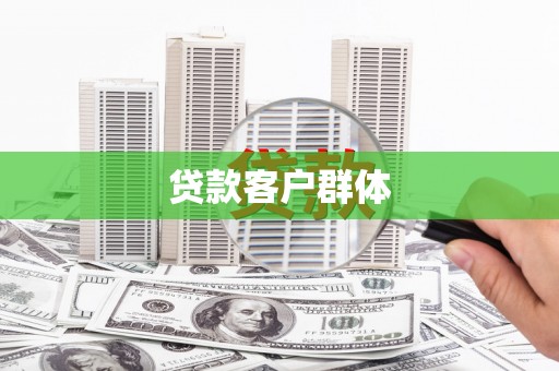 徐汇贷款客户群体