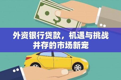 徐汇外资银行贷款，机遇与挑战并存的市场新宠