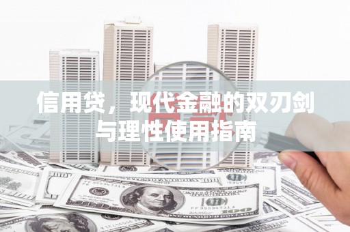 徐汇信用贷，现代金融的双刃剑与理性使用指南