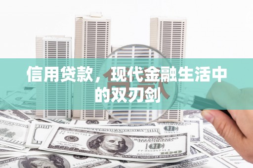 徐汇信用贷款，现代金融生活中的双刃剑