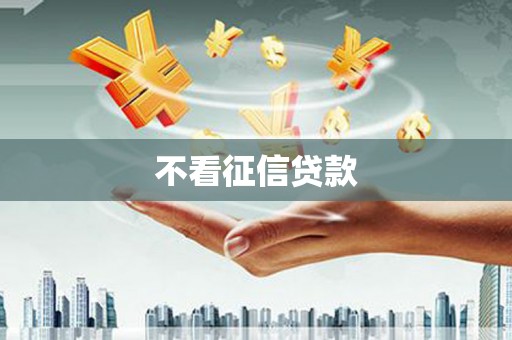 徐汇不看征信贷款