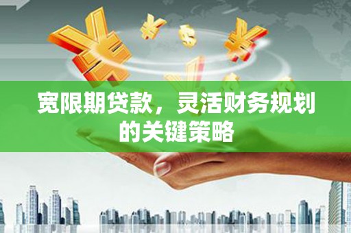 徐汇宽限期贷款，灵活财务规划的关键策略