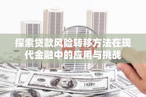 徐汇探索贷款风险转移方法在现代金融中的应用与挑战