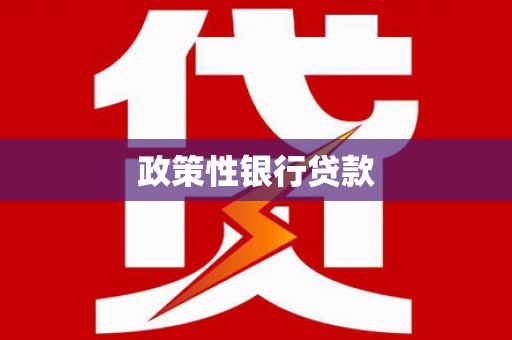 徐汇政策性银行贷款