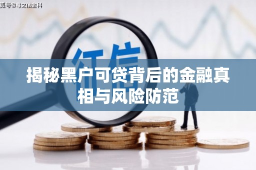 徐汇揭秘黑户可贷背后的金融真相与风险防范