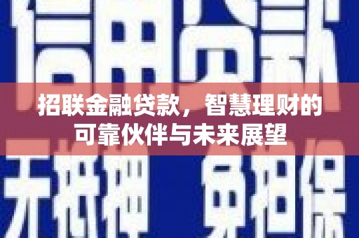 徐汇招联金融贷款，智慧理财的可靠伙伴与未来展望