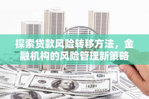 徐汇探索贷款风险转移方法，金融机构的风险管理新策略