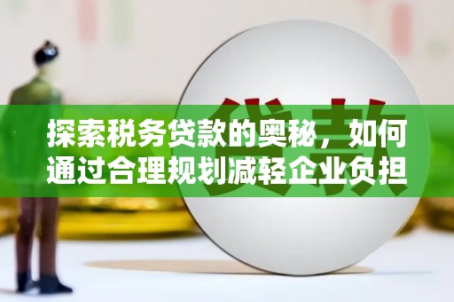 徐汇探索税务贷款的奥秘，如何通过合理规划减轻企业负担