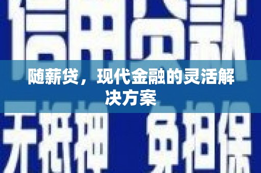 徐汇随薪贷，现代金融的灵活解决方案