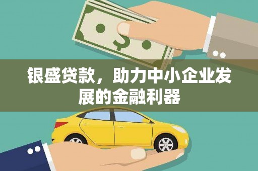 徐汇银盛贷款，助力中小企业发展的金融利器