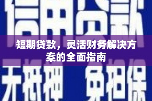 徐汇短期贷款，灵活财务解决方案的全面指南