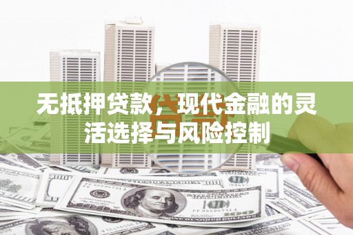 徐汇无抵押贷款，现代金融的灵活选择与风险控制