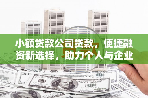 徐汇小额贷款公司贷款，便捷融资新选择，助力个人与企业成长