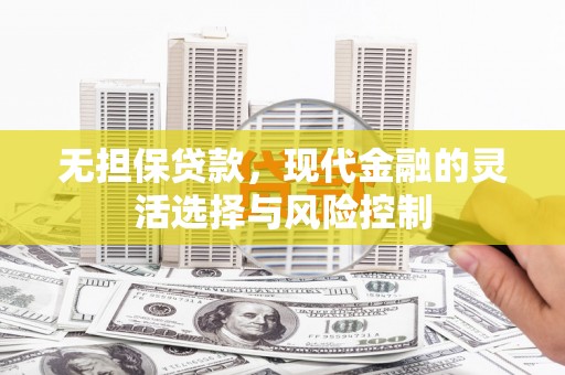 徐汇无担保贷款，现代金融的灵活选择与风险控制