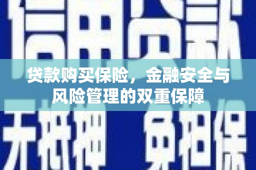 徐汇贷款购买保险，金融安全与风险管理的双重保障