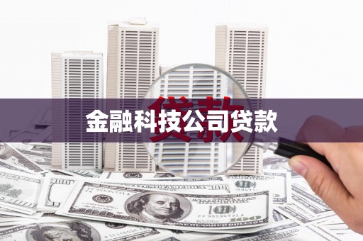 徐汇金融科技公司贷款