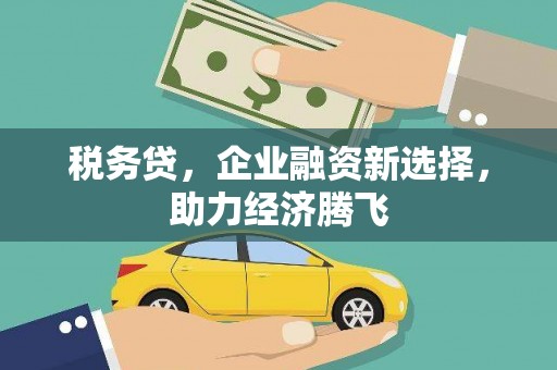徐汇税务贷，企业融资新选择，助力经济腾飞