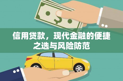 徐汇信用贷款，现代金融的便捷之选与风险防范