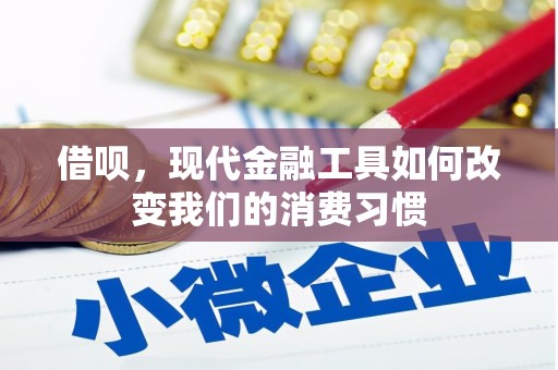 徐汇借呗，现代金融工具如何改变我们的消费习惯
