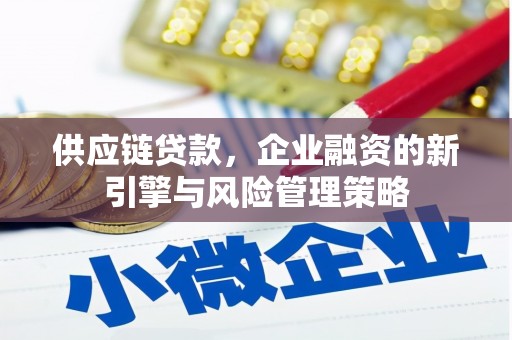 徐汇供应链贷款，企业融资的新引擎与风险管理策略