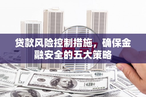 徐汇贷款风险控制措施，确保金融安全的五大策略