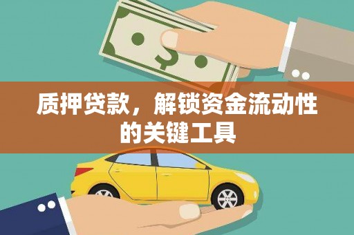 徐汇质押贷款，解锁资金流动性的关键工具