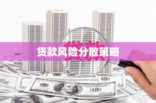 徐汇贷款风险分散策略