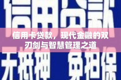 徐汇信用卡贷款，现代金融的双刃剑与智慧管理之道
