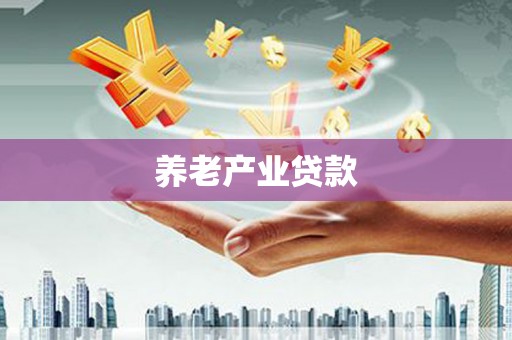 徐汇养老产业贷款