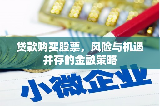 徐汇贷款购买股票，风险与机遇并存的金融策略