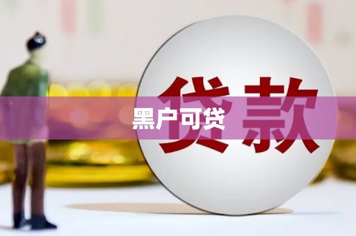 徐汇黑户可贷
