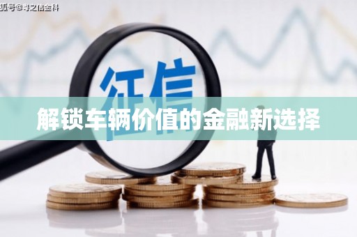 徐汇解锁车辆价值的金融新选择