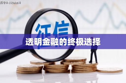 徐汇透明金融的终极选择